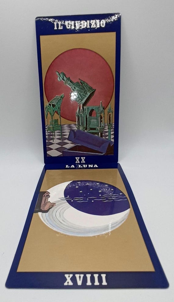 I Tarocchi Di Verona Giant Gold Foil Fine Art Tarot by Emilia