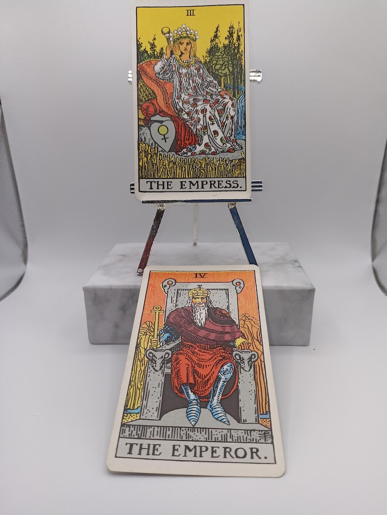Rare 1971/1972 Waddington/Rider Tarot - Blue Box - "Blue Tartan" & "Blushing Fool" - Swiss AGM Müller imagen 10