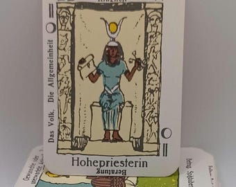 Deutsches Original Tarot 1970s OOP Sammlerstück