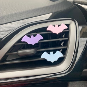 Choisissez votre propre couleur de clips de ventilation de voiture |  Décoration de voiture d'Halloween gothique pastel en acrylique