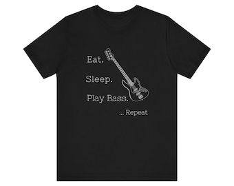 Muziekcadeau voor basgitaarspeler T-shirt voor basgitarist Muzikant Vaderdagverjaardagscadeau voor basspeler T-shirt