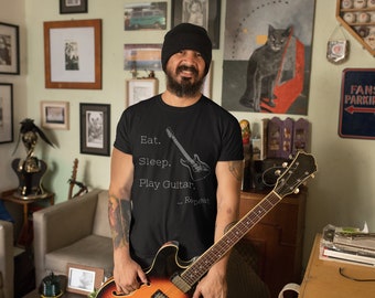 Muziekcadeau voor gitarist T-shirt voor gitarist Muzikant Vaderdagverjaardagscadeau voor speler T-shirt