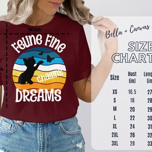 Cute Cat Chasing Butterflies Graphic T-Shirt, Colorful Casual Wear for Cat Lovers, vintage sunset, cat lover gift or cat mom gift image 9