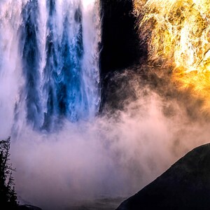 Landscape Photography,3 Piece Canvas Wall Art,modern nature wall art, waterfall large wall art home decor,landscape nature photo, fine art