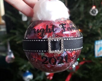 Personalized Santa Ornaments