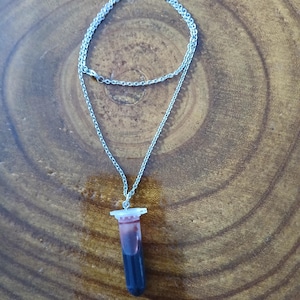 Fake Blood Vial Necklace