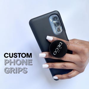 Six Phone Grips - Custom Branded (Pack of 6)
