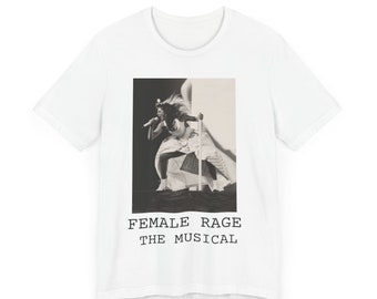 Ttpd Female Rage: The musical Unisex Jersey Short Sleeve Tee, The Eras Tour Tee Merchandise, Taylor Swift TTPD The Eras Tour Concert Shirt