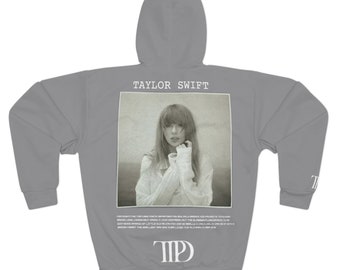 Taylor Swift TTPD Unisex Pullover Hoodie, TTPD Geïnspireerde Hoodie, The Tortured Poets Department Hoodie, Eras Tour Concert TTPD Merchandise