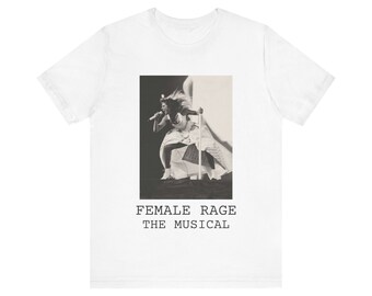 Ttpd Female Rage: Das Musical Unisex-Kurzarm-T-Shirt aus Jersey, The Eras Tour Tee Merchandise, Taylor Swift TTPD The Eras Tour Konzert-Shirt