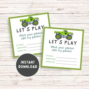 Visitenkarten für Jungen, Visitenkarten für Kinder, in Kontakt bleiben, Einladung zum Spieldatum