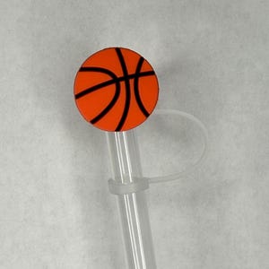 Basketball Straw Topper for 10 mm Straws