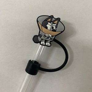 1 Deluxe Muff Cone Straw Topper for 10 mm Straws