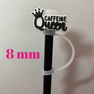Caffeine Queen Straw Topper for 8 mm Straws