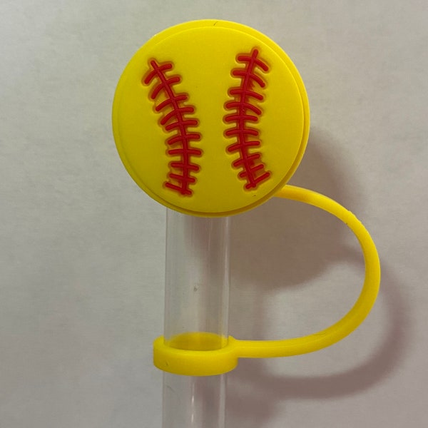Softball Straw Topper for 10 mm Straws