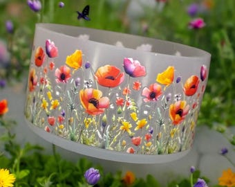 Translucent Floral Silicone Boot
