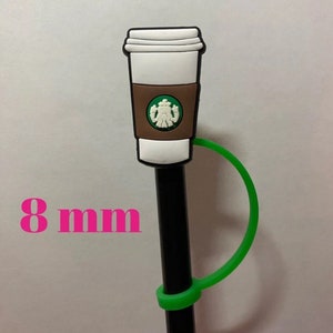 Hot Coffee Straw Topper for 8 mm Straws