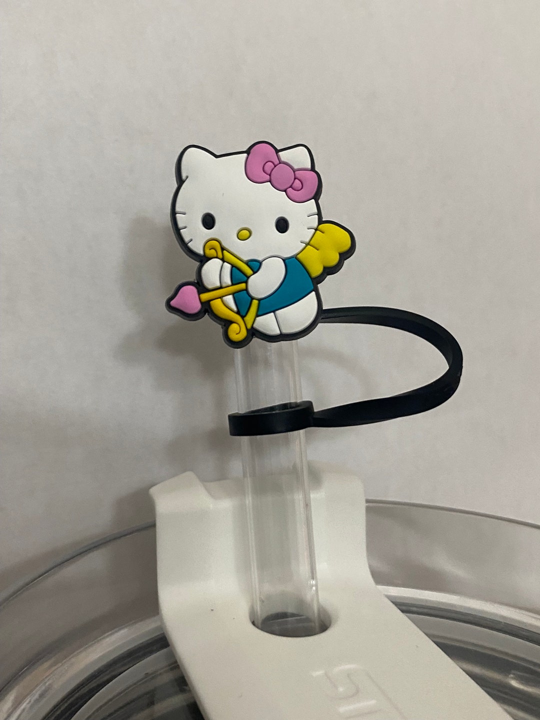 Cupid Hello Kitty Straw Topper for 10 Mm Straws Etsy