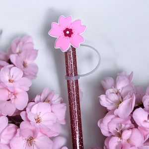Cherry Blossom Straw Topper for 10 mm Straws