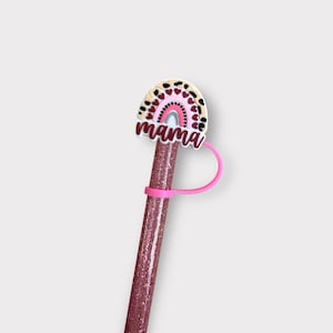 Mama Rainbow Straw Topper for 10 mm Straws