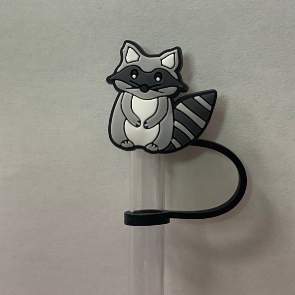 Raccoon Straw Topper for 10 mm Straws