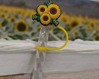 Sunflowers Straw Topper for 10 mm Straws