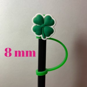 Baby Lucky Clover Straw Topper for 8 mm Straws