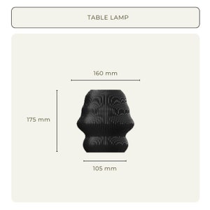 STL 3D Print File Table Lamp, Digital Download 3D Printed Lamp zdjęcie 7