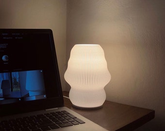 STL 3D Print File Table Lamp, Digital Download 3D Printed Lamp