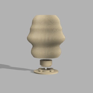 STL 3D Print File Table Lamp, Digital Download 3D Printed Lamp zdjęcie 6