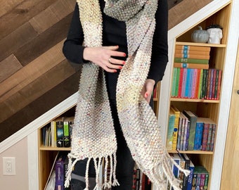 Seed Stitch Scarf