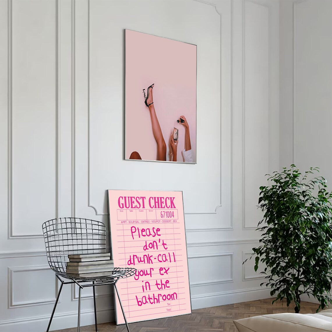 Retro Champagne Apartment Decor Inspiration photo