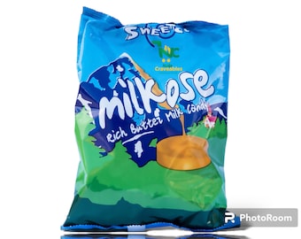Milkose – Nigerianische Buttermilchbonbons (1 Packung mit 48 Stück)