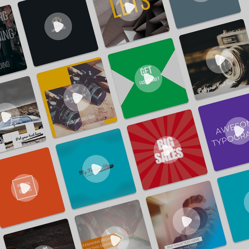 250 Canva Templates Video Social Media Video Template Canva IG Post and