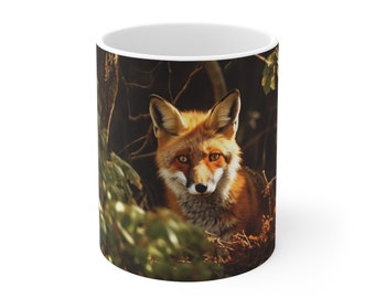 Red Fox Mug Animal Mug Cute Fox Lover Mug