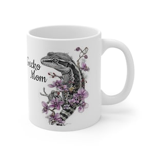 Crested Gecko Mom Mug, Crested Gecko Lover, Crested Gecko Lover Gift, Lizard Lover Gift, Lizard Lover, Gecko Lover, Gecko Mug, Reptile Lover
