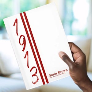 Delta Soror Journal, Personalized DST Initiate Gift, DST Alumnae 1913, Custom New Initiate Diary, Soror Sorority Notebook, Deltaversary