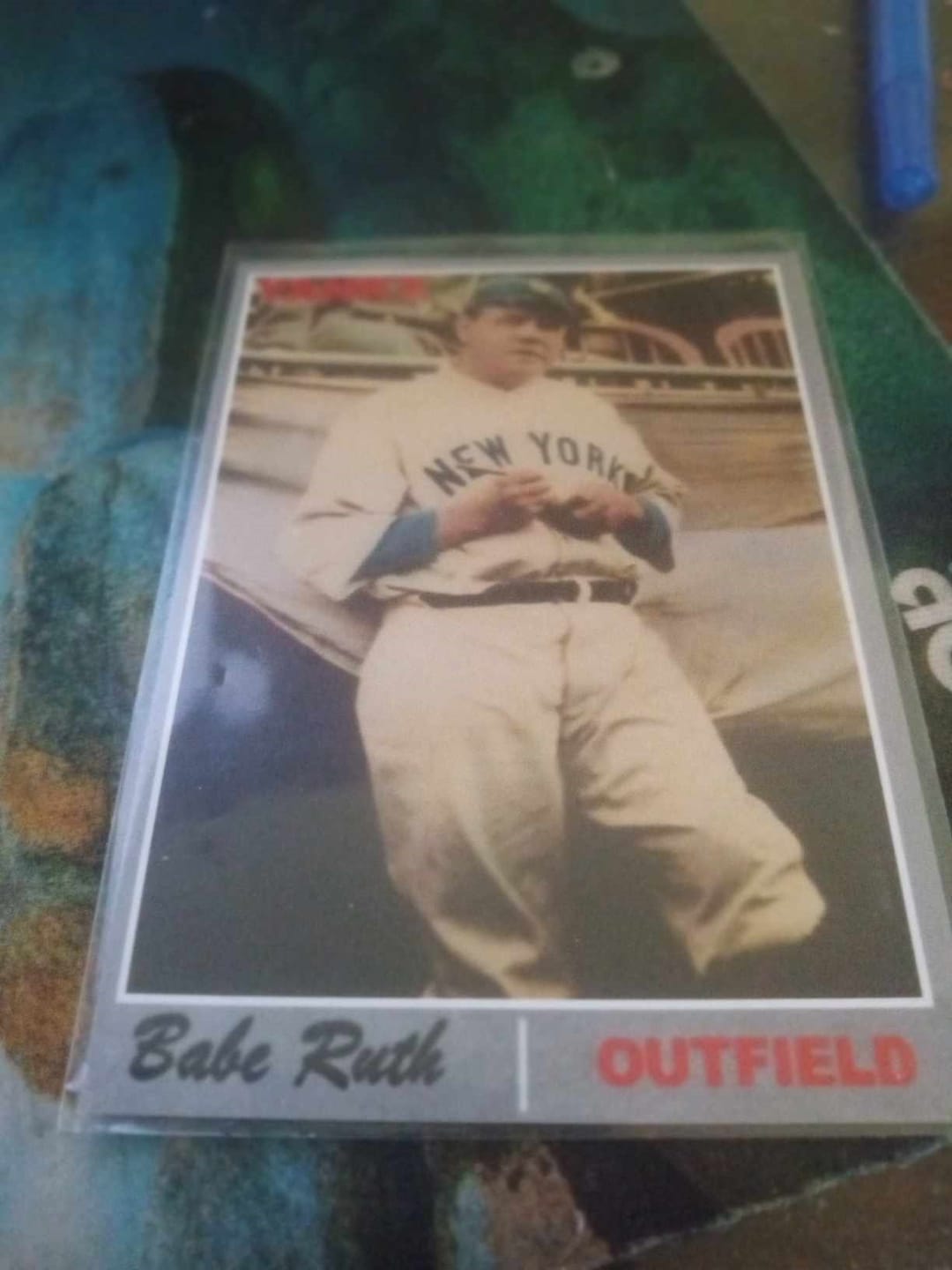 Babe Ruth Custom Card - Etsy