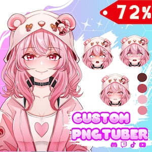 Pngtuber Commission - Custom Pngtuber - Pngtuber Gaming Asset - Pngtuber Tablet Drawing - Pngtuber Avatar - Pngtuber Fanart - Twitch Avatar