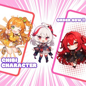 Chibi Digital Art - Chibi Commission - Cute Chibi Drawing - Chibi ...