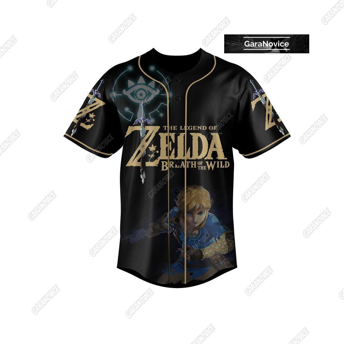 Legend Of Zelda Shirt, Breath Of The Wild Baseball Shirt