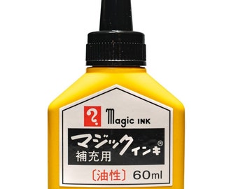 Magic Ink Oil-Based Black Ink 60ml Refill