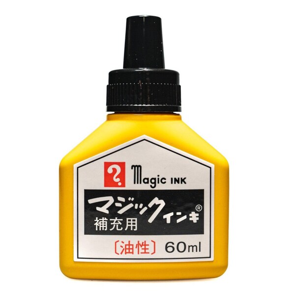 Magic Ink Oil-Based Black Ink 60ml Refill