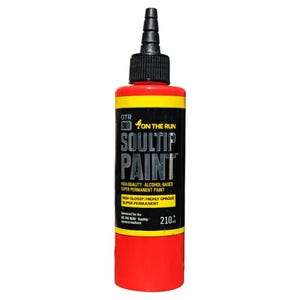 May include: A red bottle of Soultip Paint, a high-quality alcohol-based super permanent paint. The bottle is labeled with the brand name "Soultip Paint" and the text "OTR 501 On The Run". The bottle is 210 ml.