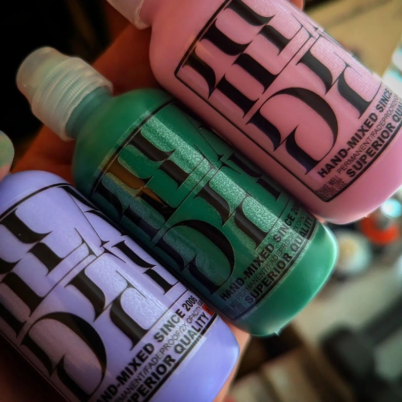 Illadel Ink Colorz Graffiti Squeeze Mop: Xylene-Based, Heavily Pigmented image 2