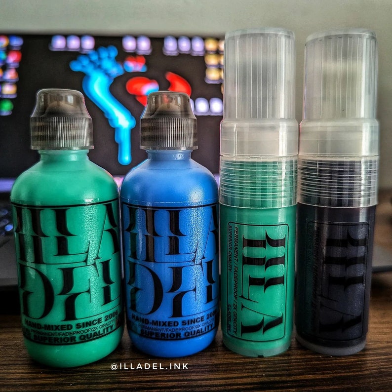 Illadel Ink Colorz Graffiti Squeeze Mop: Xylene-Based, Heavily Pigmented image 3