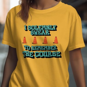 Funny Rally Obedience Tee, I Solemnly Swear To Remember The Course Shirt, Rally lover Gift, Rally Obedience Shirt, Motivational Rally Tee