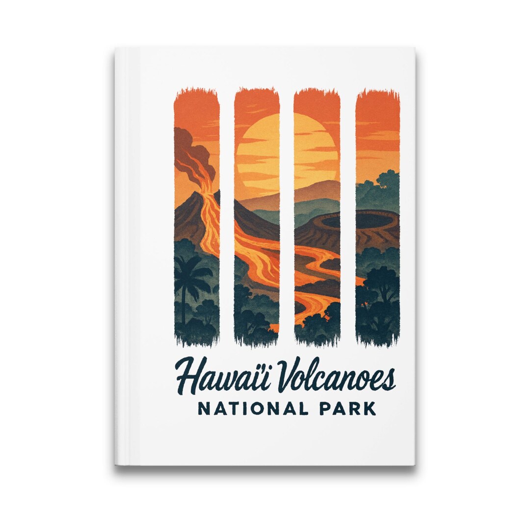Hawaii Volcanoes Journal, National Park Notebook, Island Sunset ...
