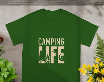 Camping Life T-Shirt, Natur-Liebhaber-Geschenk, Outdoor-Abenteuer-T-Shirt, Lagerfeuer-Shirt, Wandern Shirt, Abenteuer-T-Shirt, Camping T-Shirt