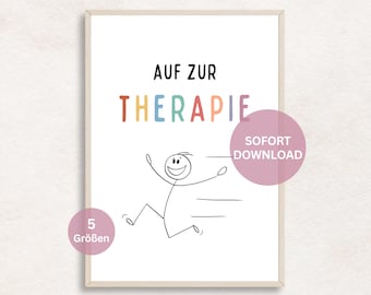 Therapy Poster Psychological Practice Wall Decoration Motif Consulting Room Poster Idea Mindfulness Mental Health Self-Care Coaching